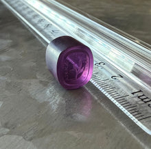 Load image into Gallery viewer, Antique Georgian Intaglio Seal - Grow Don't Change Motto, 1800's Purple Tassie Paste