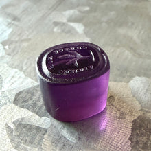 Load image into Gallery viewer, Antique Georgian Intaglio Seal - Grow Don't Change Motto, 1800's Purple Tassie Paste