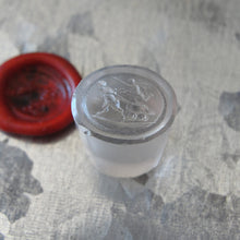 Load image into Gallery viewer, Antique Georgian Intaglio Seal - Cupid and Devil, 1800's Glass Paste