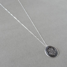 Load image into Gallery viewer, Love Hope Faith - Wax Seal Necklace christian anchor sacred heart chalice - shield wax seal charm jewelry - RQP Studio