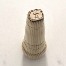 Load image into Gallery viewer, Wax seal stamp with a goat and French motto, made by RQP Studio