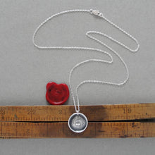 Load image into Gallery viewer, Golden Apple Wax Seal Necklace - Encouragement Antique Wax Seal Charm Jewelry Motto You Deserve It