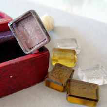 Load image into Gallery viewer, Antique English Intaglio Wax Seal Set 6 Intaglios Interchangeable Handle Victorian Desk Seal
