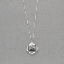 Load image into Gallery viewer, Lamb of God Wax Seal Necklace - Agnus Dei Antique Wax Seal Jewelry Christian Faith Religious Necklace