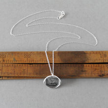 Load image into Gallery viewer, Lamb of God Wax Seal Necklace - Agnus Dei Antique Wax Seal Jewelry Christian Faith Religious Necklace