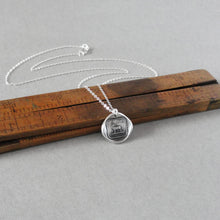 Load image into Gallery viewer, Lamb of God Wax Seal Necklace - Agnus Dei Antique Wax Seal Jewelry Christian Faith Religious Necklace