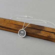 Load image into Gallery viewer, The antique wax seal used in creating this charm dates back to the beginning of the 1800’s, it originates from France.