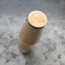 Load image into Gallery viewer, 2 Wax Seal Stamps - Replicas of Antique 19th Century Seals Heart Padlock and Pansy