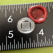 Load image into Gallery viewer, Antique Georgian Intaglio Seal - Portcullis Gate, 1800's Wax Seal Stamp Glass Paste