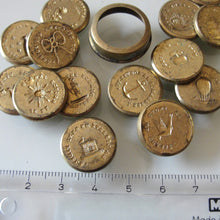 Load image into Gallery viewer, Very Rare Antique French Multi Wax Seal Set 14 double sided seals by Brasseux Paris