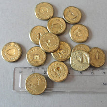Load image into Gallery viewer, Very Rare Antique French Multi Wax Seal Set 14 double sided seals by Brasseux Paris