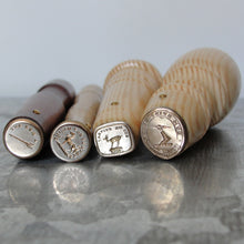 Load image into Gallery viewer, Wax Seal Stamps Set of 4 - Remake of Antique 19th Century Wax Seals