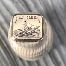 Load image into Gallery viewer, 2 Wax Seal Stamps - Replicas of Antique 19th Century French Seals Boat and Snail