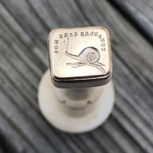 Load image into Gallery viewer, 2 Wax Seal Stamps - Replicas of Antique 19th Century French Seals Boat and Snail