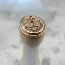 Load image into Gallery viewer, Scottish Thistle Wax Seal Stamp, Dangers Delight motto, replica matrix antique Scotland Symbol