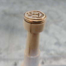 Load image into Gallery viewer, Scottish Thistle Wax Seal Stamp, Dangers Delight motto, replica matrix antique Scotland Symbol