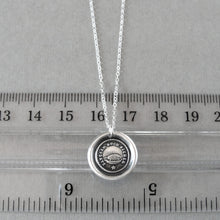 Load image into Gallery viewer, Wax Seal Necklace Slow But Sure antique Tortoise jewelry Turtle charm Endurance Determination - RQP Studio