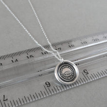 Load image into Gallery viewer, Wax Seal Necklace Slow But Sure antique Tortoise jewelry Turtle charm Endurance Determination - RQP Studio