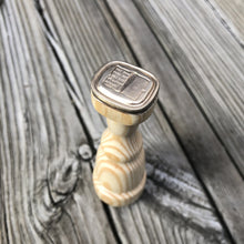 Load image into Gallery viewer, Letter Wax Seal Stamp - Replica of Antique 19th Century French Motto Seal - RQP Studio