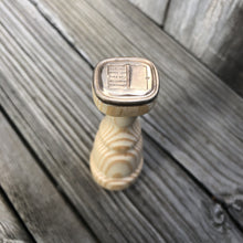 Load image into Gallery viewer, Letter Wax Seal Stamp - Replica of Antique 19th Century French Motto Seal - RQP Studio