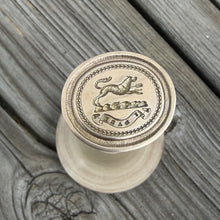 Load image into Gallery viewer, Wolf Wax Seal Stamp - Remake of Antique 19th Century Wax Seal Motto I Dare