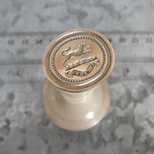 Load image into Gallery viewer, Wolf Wax Seal Stamp - Remake of Antique 19th Century Wax Seal Motto I Dare