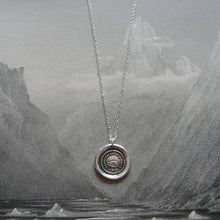 Load image into Gallery viewer, Wax Seal Necklace Slow But Sure antique Tortoise jewelry Turtle charm Endurance Determination - RQP Studio