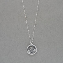 Load image into Gallery viewer, Lamb of God Wax Seal Necklace In Silver - Agnus Dei Jewelry