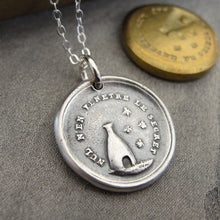 Load image into Gallery viewer, Beehive Wax Seal necklace - No One Penetrates My Secrets - honey bee hive - RQP Studio
