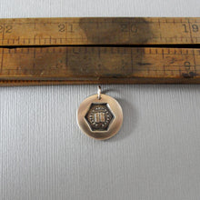 Load image into Gallery viewer, Believe And Be Happy Wax Seal Charm - Antique Wax Seal Jewelry Pendant Inspirational Have Faith Open Book