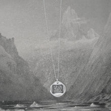 Load image into Gallery viewer, Better Bend Than Break - Silver Wax Seal Necklace Aesop fable Oak and Reed