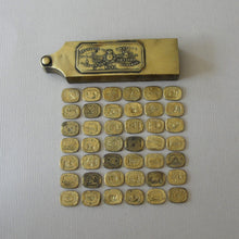 Load image into Gallery viewer, Extremely Rare Antique French Multi Wax Seal Set 84 double sided seals by Brasseux