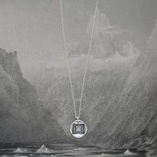 Load image into Gallery viewer, I Have A Care Of The Future - Silver Wax Seal Necklace