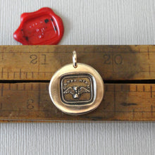 Load image into Gallery viewer, Carpe Diem - Wax Seal Pendant Bronze Jewelry - Seize The Day