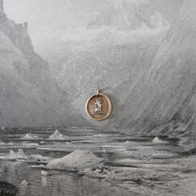 Load image into Gallery viewer, Crowned Lion Bronze Wax Seal Pendant - Dauntless Courage - RQP Studio