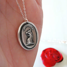 Load image into Gallery viewer, To Dare - Silver Mythical Griffin Wax Seal Necklace - RQP Studio