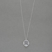 Load image into Gallery viewer, Scottish Thistle - Silver Wax Seal Necklace - Dinna Forget Scotland Wax Seal Jewelry