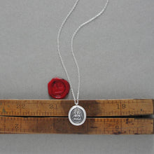 Load image into Gallery viewer, Dragon Wax Seal Necklace - Protection - Antique Wax Seal Charm Jewelry Heraldic Mythical Beast