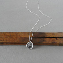 Load image into Gallery viewer, Dragon Wax Seal Necklace - Protection - Antique Wax Seal Charm Jewelry Heraldic Mythical Beast