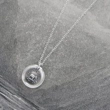 Load image into Gallery viewer, I Have Faith In Myself - Silver Elephant Wax Seal Necklace - RQP Studio