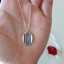 Load image into Gallery viewer, First Prize - Silver Wax Seal Necklace - 1st Prize Place Grand Award