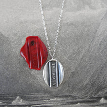 Load image into Gallery viewer, First Prize - Silver Wax Seal Necklace - 1st Prize Place Grand Award