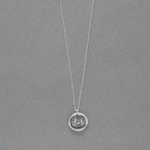 Load image into Gallery viewer, Silver Wax Seal Necklace Eris & Golden Apple - To The Most Beautiful - RQP Studio