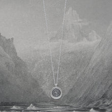 Load image into Gallery viewer, Give It Your All - Silver Griffin Wax Seal Necklace - Strength Symbol
