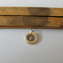 Load image into Gallery viewer, What I Wish Is Not Mortal - Griffin Wax Seal Charm - Love Happiness Antique Bronze Wax Seal Jewelry