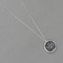 Load image into Gallery viewer, Griffin Wax Seal Necklace -Antique Wax Seal Jewelry In Silver
