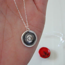 Load image into Gallery viewer, My Guiding Star - Silver Wax Seal Necklace Beacon Of Light North Star