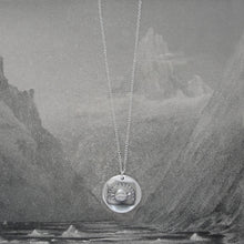 Load image into Gallery viewer, Struggling - Silver Wax Seal Necklace - Oh Help Me Through