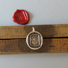 Load image into Gallery viewer, Hold Fast - Bronze Anchor Wax Seal Charm - Antique Hope Motto Pendant