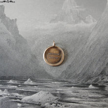 Load image into Gallery viewer, Necessity Knows No Law Wax Seal Charm - antique wax seal charm jewelry pendant - RQP Studio
